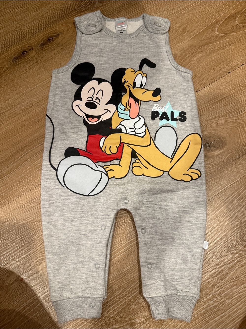 Disney Baby Grey One-Piece Bodysuit